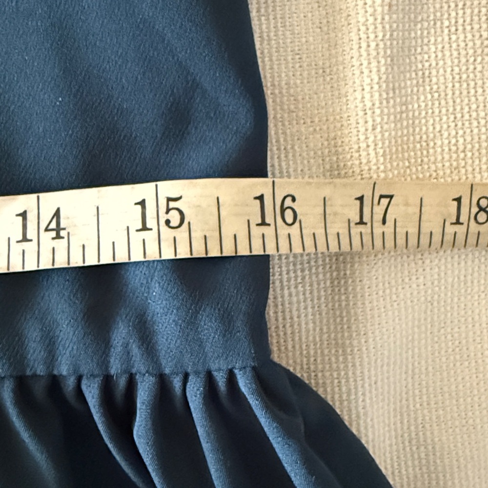 NWT Milly Katelynn Drop-Waist Halter Mini Dress w Ruffle Hem Deep Teal Size 2 - Picture 11 of 14